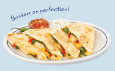 Chicken & Three-Cheese Quesadilla