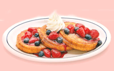 Rooty Tooty Fresh ‘N Fruity pancakes